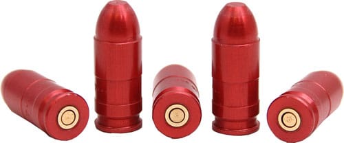 Carlson's Choke Tubes .45 ACP aluminum snap caps, five-pack
