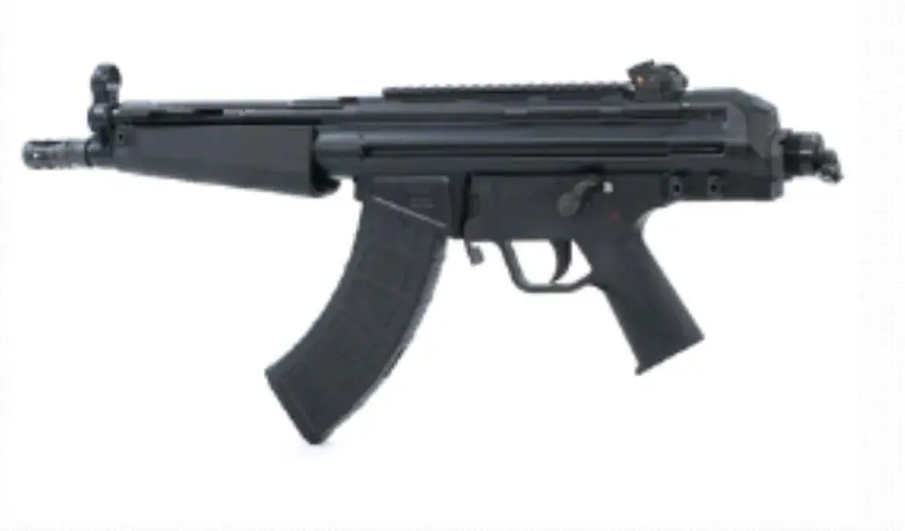 PTR PTR-32P PDWR 7.62x39mm pistol with 8.5-inch barrel and black polymer handguard