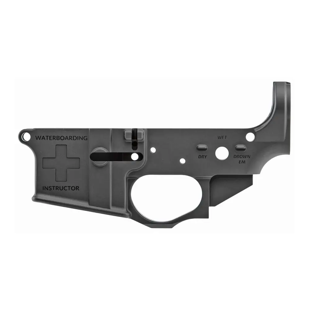 Spikes Tactical STLS033 stripped lower receiver in black anodized 7075-T6 aluminum