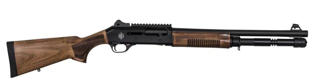 MAC 1014 12 gauge shotgun with 18.5-inch barrel and Turkish walnut stock