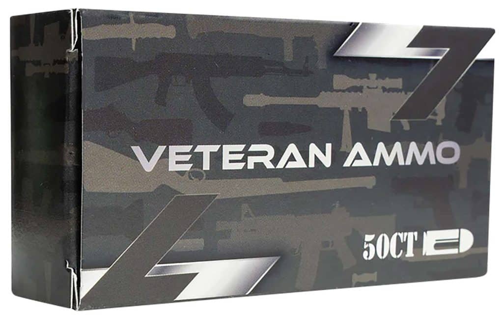 Hyperion Veteran 9mm 115gr FMJ handgun ammunition, 50-round box