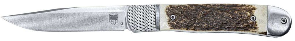 CobraTec Trapper Hidden Release automatic knife with D2 drop-point blade