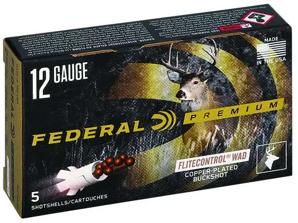 Federal Premium Vital-Shok 12 gauge 2.75-inch 9-pellet #00 buckshot shells