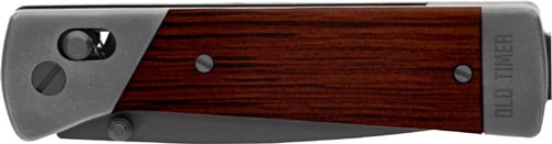 Old Timer Frontier pivot-lock folding knife with 3.1-inch drop point blade