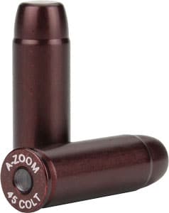 A-Zoom .45 Long Colt metal snap caps six-pack