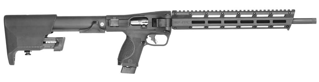 Smith & Wesson M&P FPC .22 LR folding rifle with 16.25-inch threaded barrel