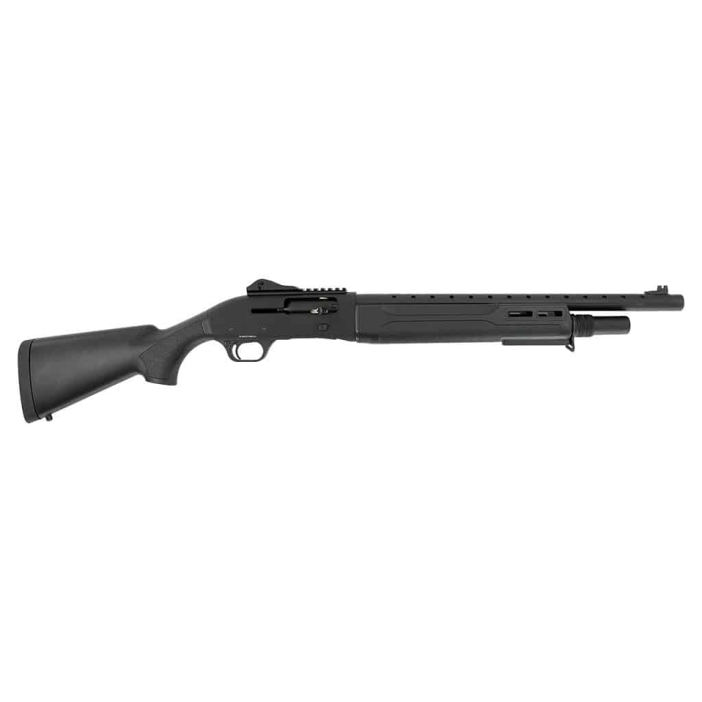 Tokarev T300 A1 12-gauge semi-automatic shotgun with 18.5-inch black barrel and synthetic stock