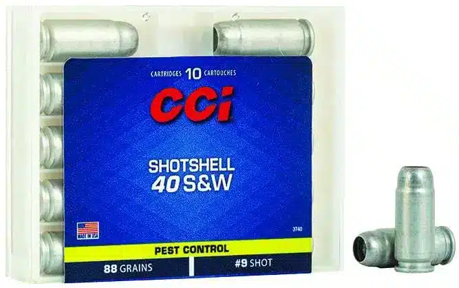 CCI 3740 40 S&W 88 grain #9 shot shotshell ammunition, 10 rounds