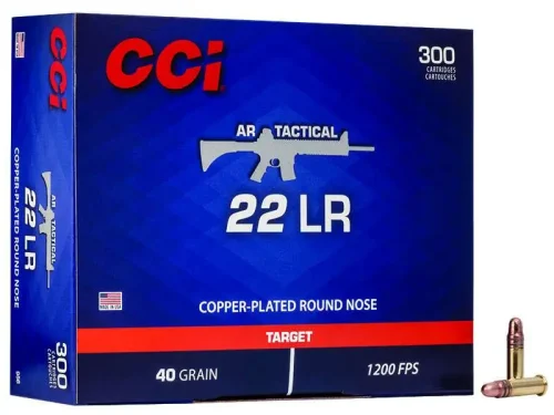 CCI AR Tactical .22 LR 40 grain 300-round rimfire ammunition