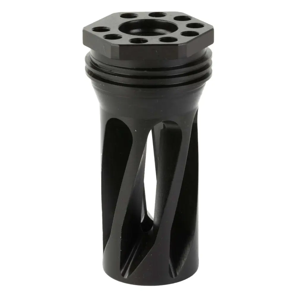HUXWRX QD 556 black flash hider with 1/2x28 threads