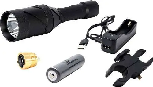 Predator Tactics Night Raid Single GRN green LED flashlight kit