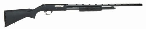 Mossberg 500 Bantam youth .410 shotgun with 24-inch blued barrel and black synthetic stock