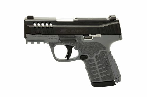 Savage Stance XR MC9 9mm gray semi-auto pistol with 3.2-inch barrel