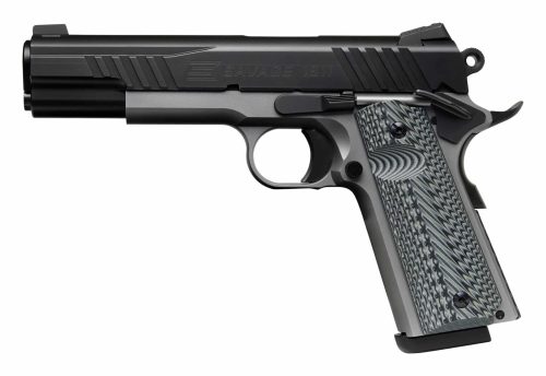 Savage 1911 Government .45 ACP pistol with 5-inch barrel and two-tone finish