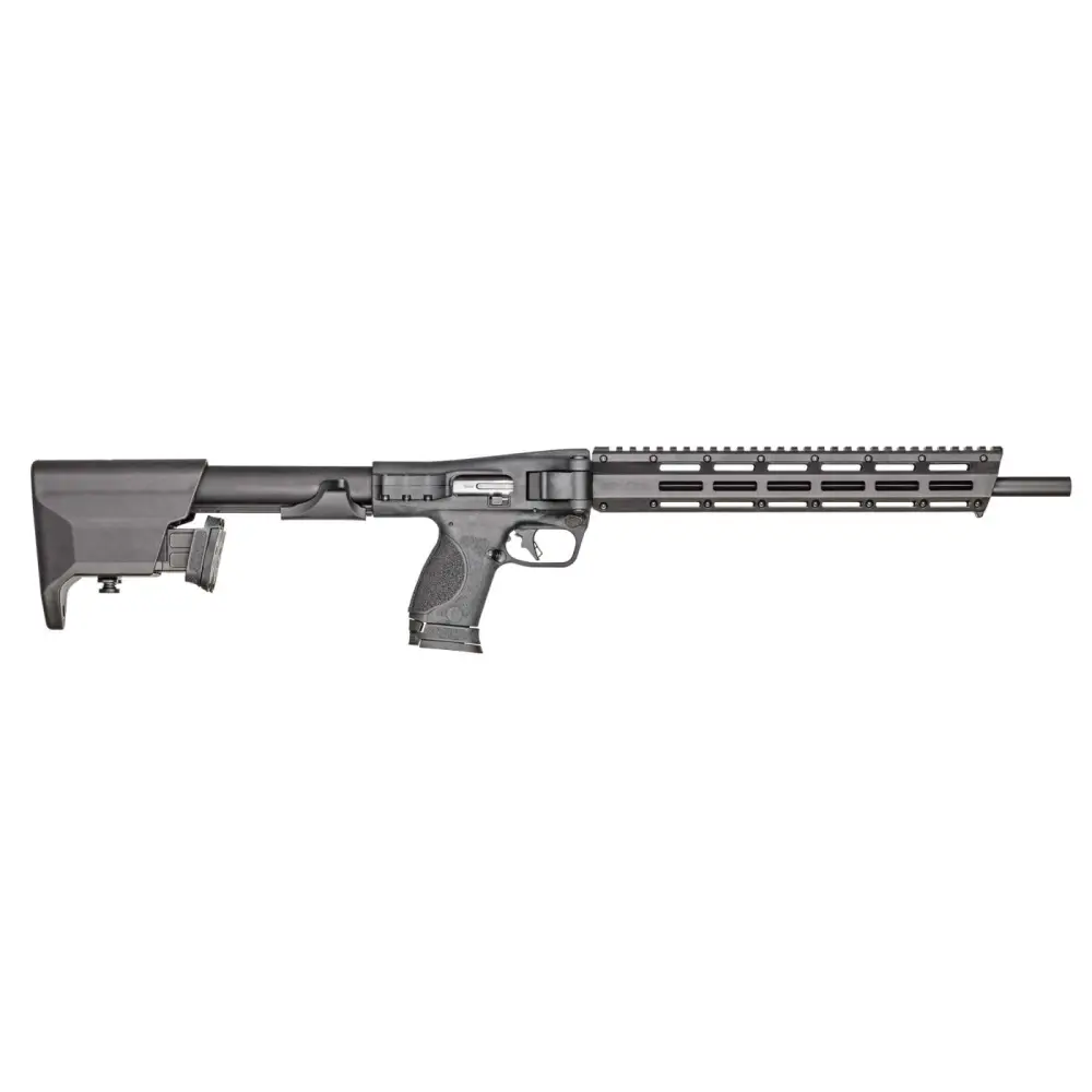 Smith & Wesson M&P FPC 9mm folding carbine with 16.25-inch barrel and three magazines