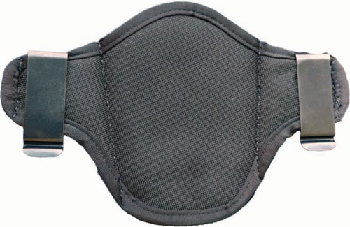 Black Byrna Technologies nylon waistband holster with belt clip