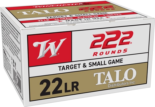 Winchester .22 LR 36-grain lead hollow-point ammunition, 222-round box
