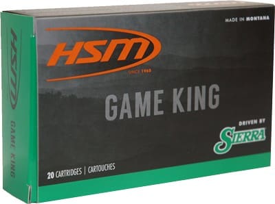 HSM .300 Weatherby Magnum 180 grain GameKing rifle ammunition, 20 rounds