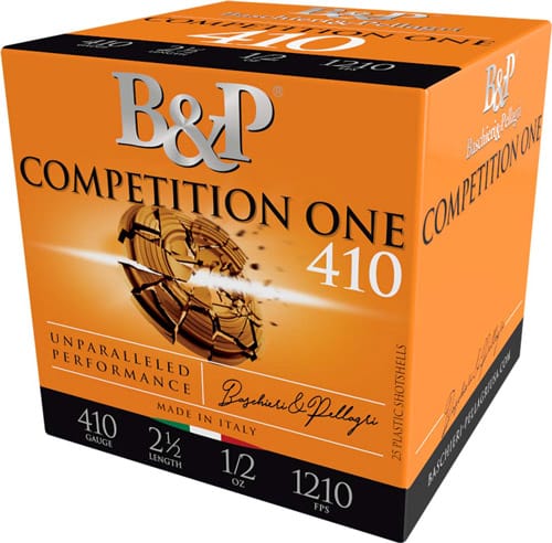 B&P Competition One .410 Bore 2.5-inch #8 shot shells, 250-shell case