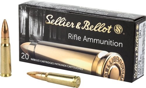 7.62x39mm SB76239A full metal jacket rifle ammunition, 20-round box