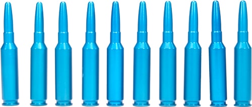 A-ZOOM 6.5 Creedmoor blue aluminum snap caps, 10-pack