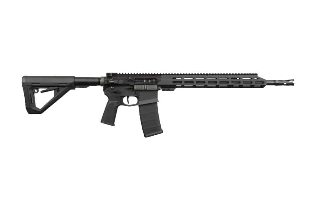 US Palm Storm CAT4 black 5.56 NATO rifle with 16-inch barrel and M-LOK handguard