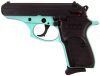 Bersa Thunder 380 pistol with 3.5-inch barrel and Robin Egg Blue frame