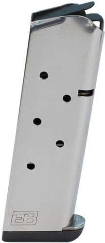 Ed Brown 847 1911 Government 7-round .45 ACP stainless steel magazine