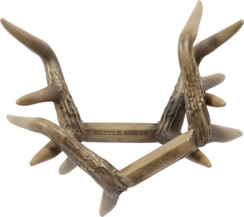 Flextone Battle Bones deer call with two full antler racks
