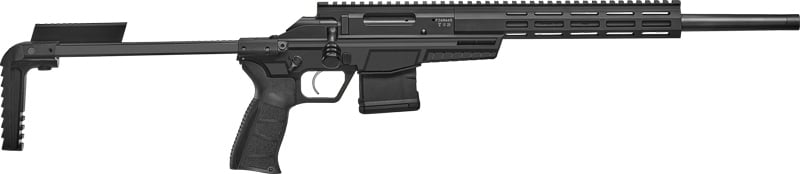 CZ 600 Plus Trail 7.62x39mm bolt-action rifle with black PDW-style stock