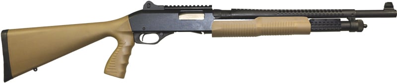 Stevens 320 Tactical 12GA 18.5in Pump Shotgun FDE/Black 5+1