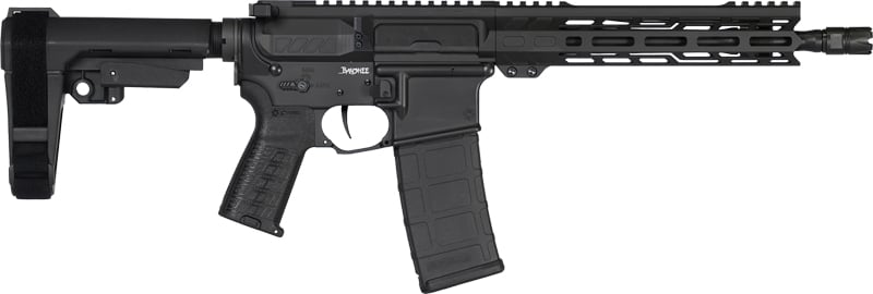 CMMG Banshee Mk4 AR pistol in black with 10.5-inch barrel and RIPBRACE