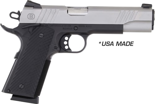 Bersa B1911 .45 ACP 5-inch two-tone pistol with VZ grips