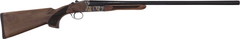 Pointer FT6 12 gauge side-by-side shotgun with 28-inch barrel and walnut stock