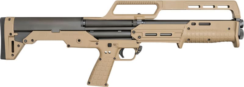 KelTec KS7 Gen 2 12-gauge pump shotgun with 18.5-inch barrel and tan finish