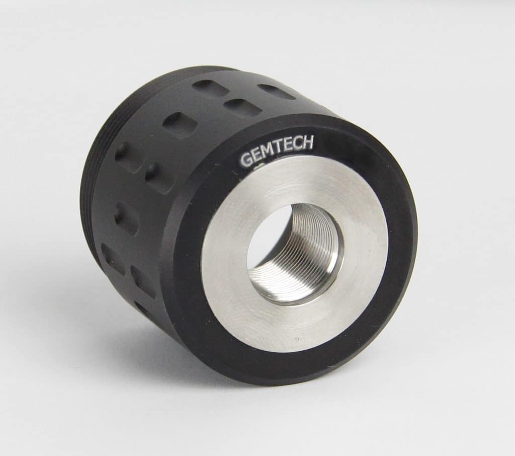 Gemtech GM-45/Blackside threaded rear mount adapter with 1/2-28 thread