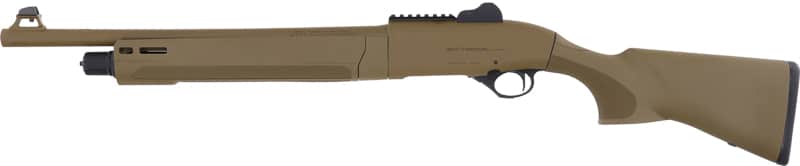 Beretta 1301 Tactical 12-gauge semi-auto shotgun with 18.5-inch barrel and FDE finish