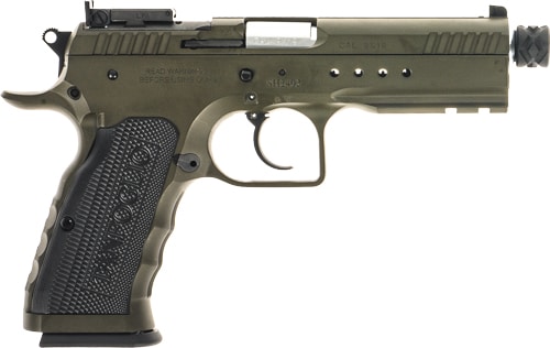 Tanfoglio Tactical Pro 9mm semi-auto handgun with optic-ready slide