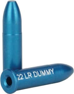 Pachmayr A-Zoom .22 LR aluminum training dummy rounds, six-pack