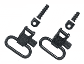 Uncle Mike's Quick Detach 115 RGS 1-inch blued steel sling swivels