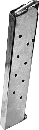 Metalform 1911 .45 ACP 10-round stainless steel magazine