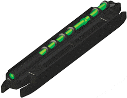 Hi-Viz Magni-Hunter magnetic shotgun front sight with red and green LitePipes