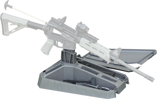 MTM ArmAR gray maintenance and display stand for AR-style rifles