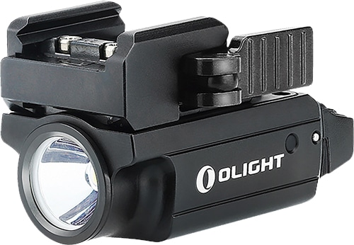 Black Olight PL-Mini 2 Valkyrie rechargeable firearms light with rail mount