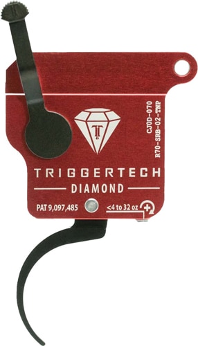 TriggerTech Diamond single-stage Remington 700 clone trigger, right-hand, black