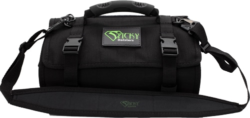 Sticky Holsters black neoprene and nylon laminate range bag