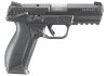 Ruger American Duty 9mm handgun with 4.2-inch barrel, black finish, and manual safety
