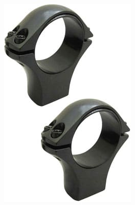Sako/Tikka Opti-Lock low black steel rings for 1-inch scope tubes