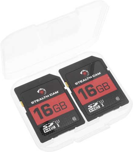Two-pack of 16GB SDHC Speed Class 10 memory cards