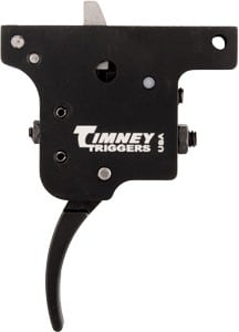 Timney 402 black curved trigger for Winchester Model 70 MOA rifles